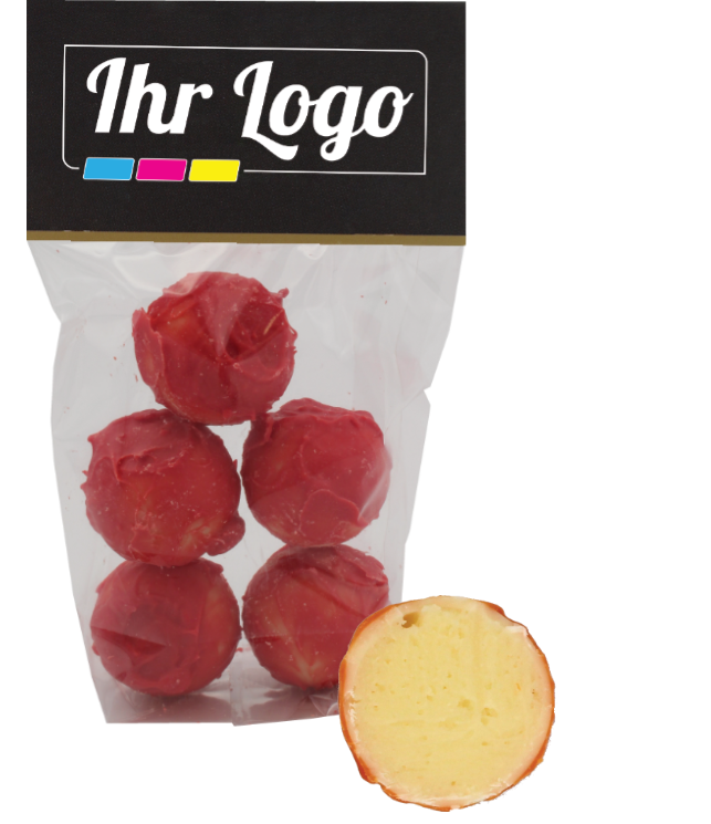 5 chocolaatjes aardbei met klantenkop