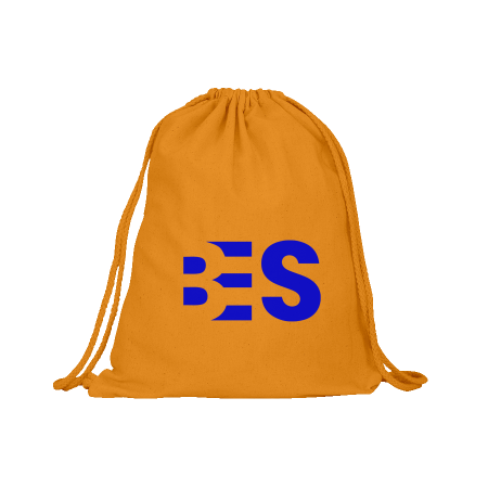 ADARE Katoenen rugzak gekleurd, 140 gr/m² - Oranje