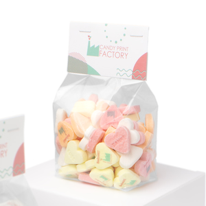 Bedrukt snoep in gepersonaliseerde verpakking