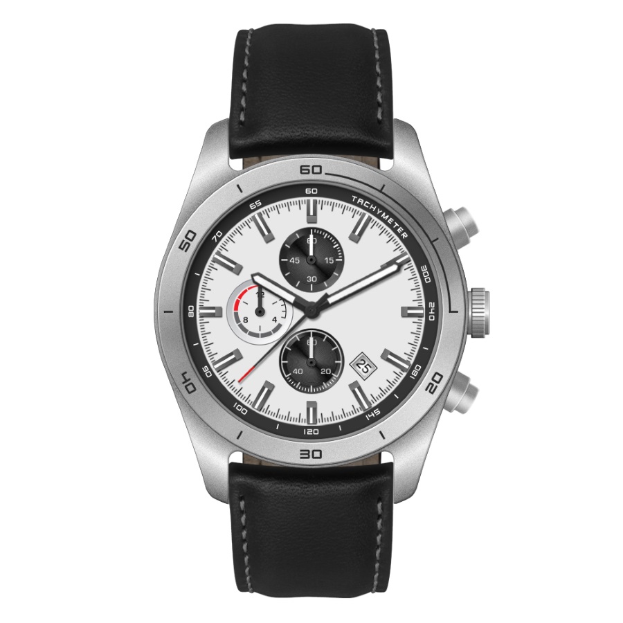 Horloge Arizona - zilver, wit