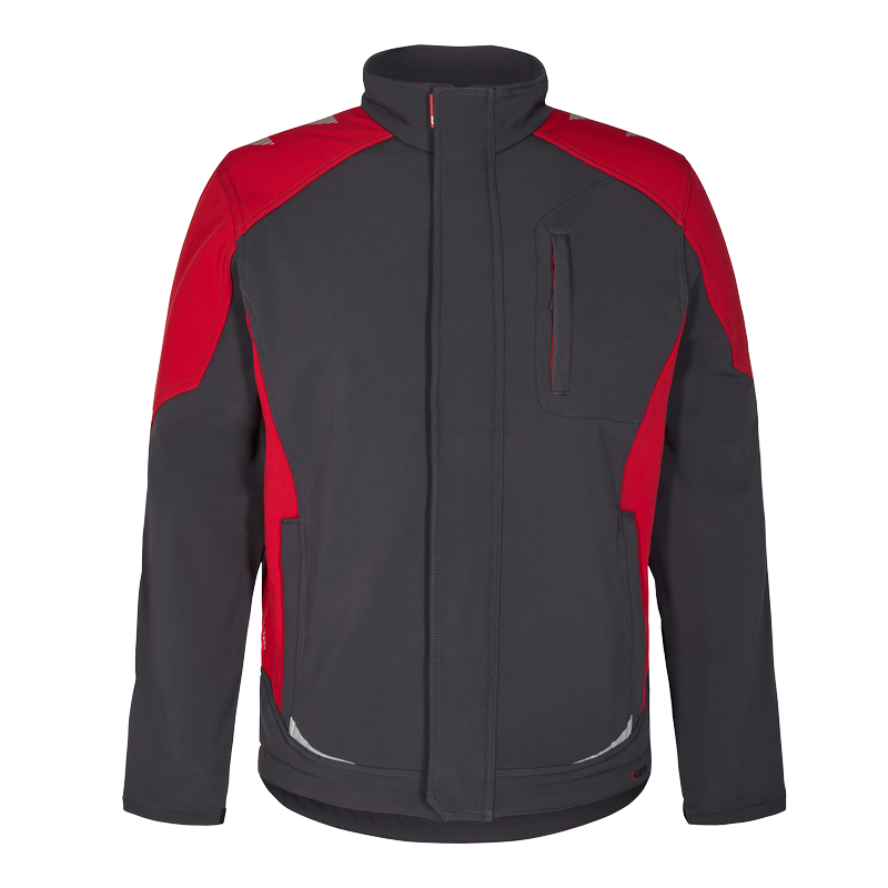 Engel Galaxy Softshell Jacket - Anthracite/Red