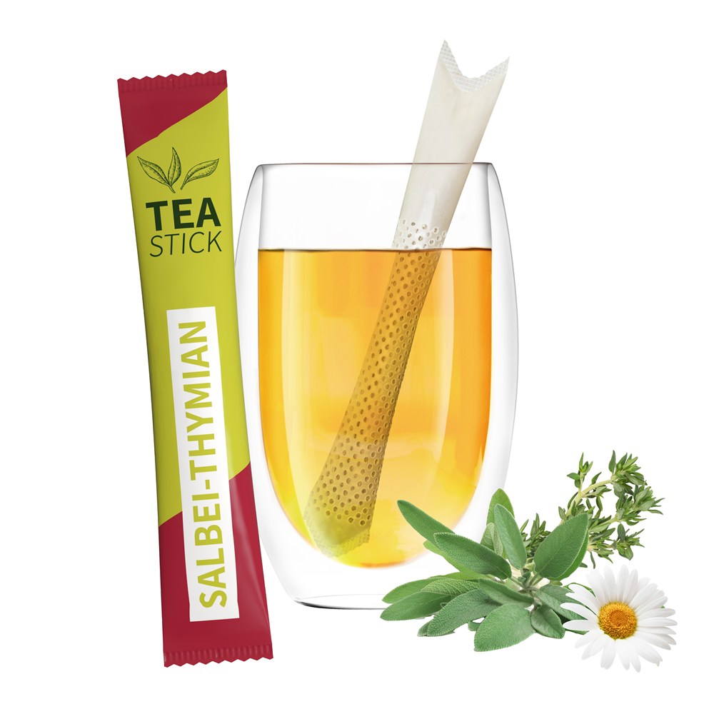 Bio TeaStick - Kruiden Salie-Tijm - Individueel Design