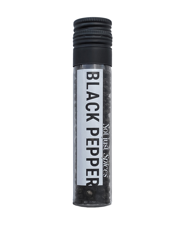 Single rPET mini tube black pepper