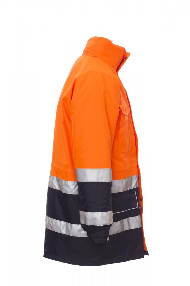 Security fluorescent orange/navy blue M