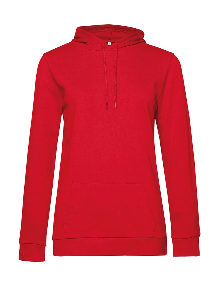 #Hoodie /women French Terry - Red