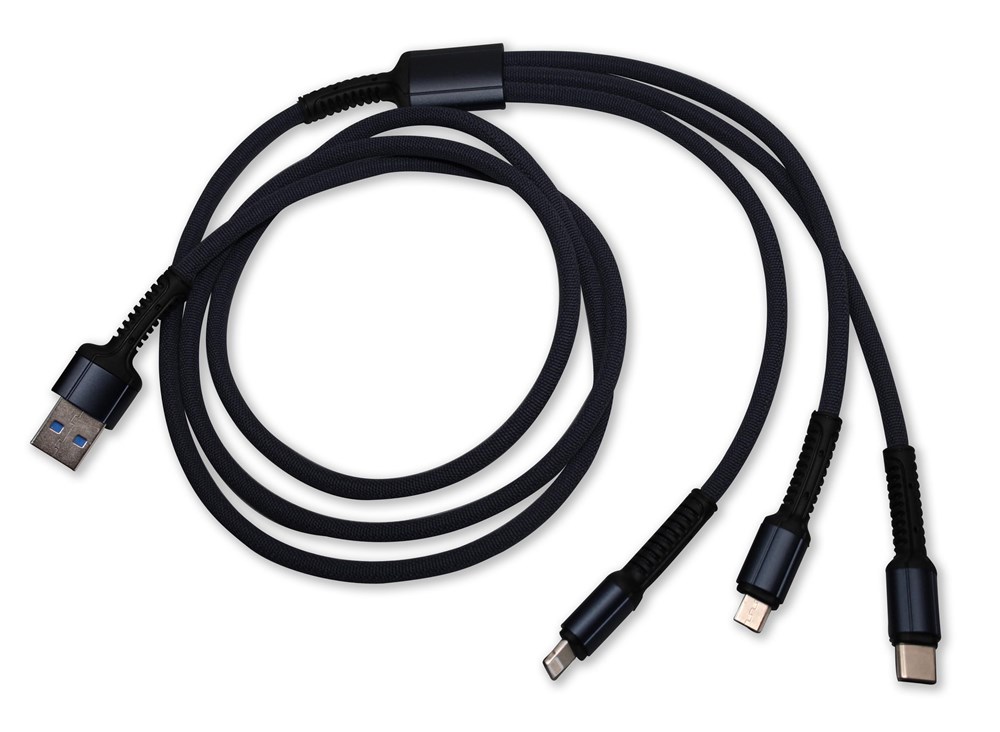 3in1 Cable "Flex" - grijes