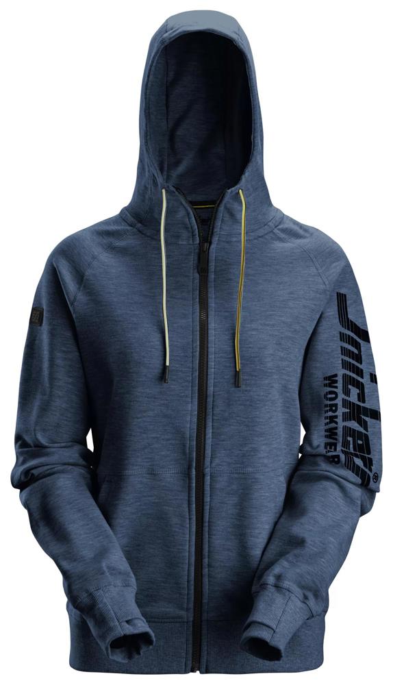 Women Logo Full-Z Hoodie - Donker Blauw Melange - (4500)