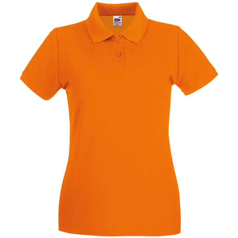 630300 - Dames premium polo - Oranje