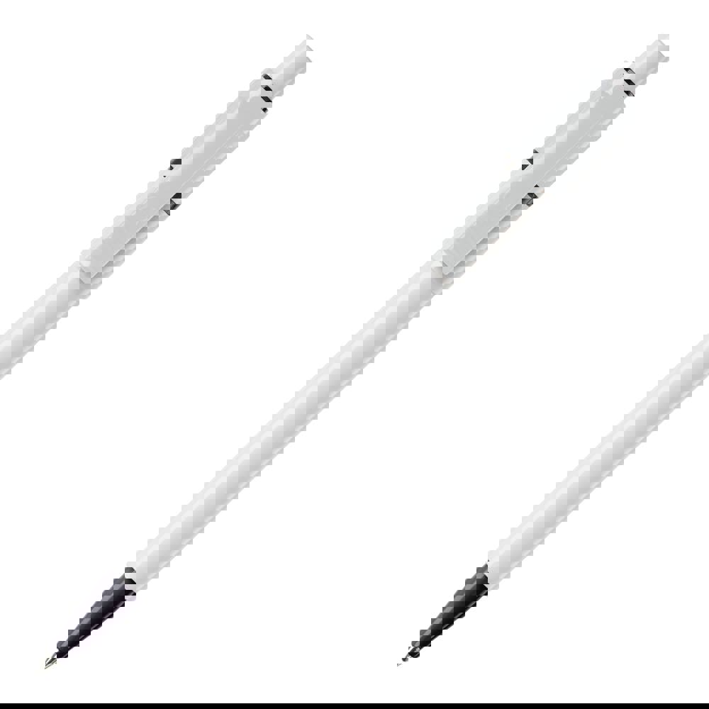 Balpen Baron hardcolour - Wit / Zwart