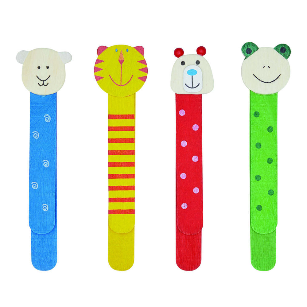 FUNNY ANIMALS - Houten boekenlegger