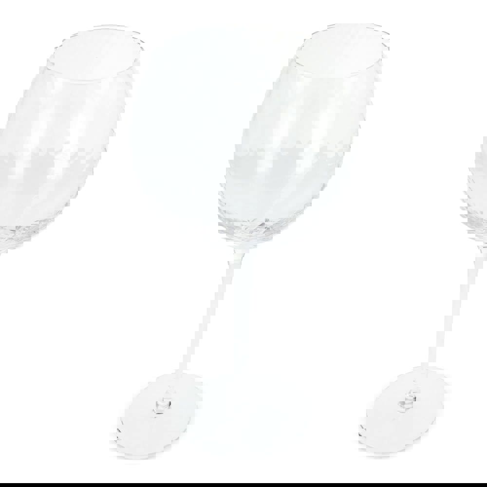 Byon Opacity set van 2 wijnglazen met stijlvol glaspatroon 470ml