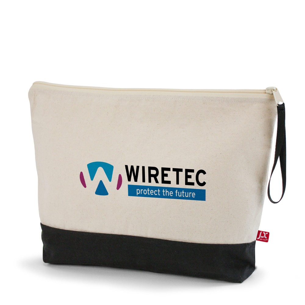 HEIDELBERG – Canvas etui met contrastbodem en polsband