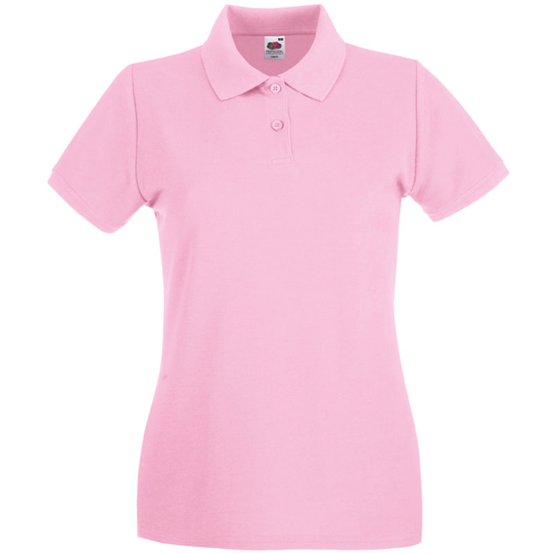 630300 - Dames premium polo - Roze