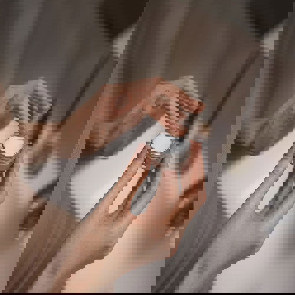 Lipbalm rond gerecycled aluminium blikje