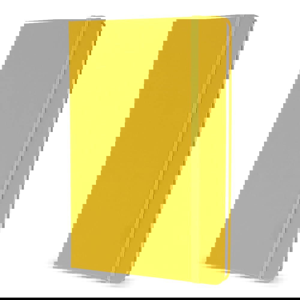 A5-notitieboek van PU - geel