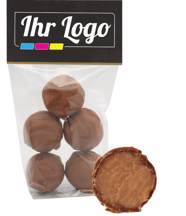 5 chocolaatjes grand marnier met klantenkop