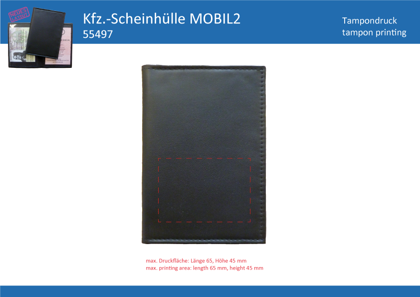 Hoes voor rijbewijs MOBIL 2
