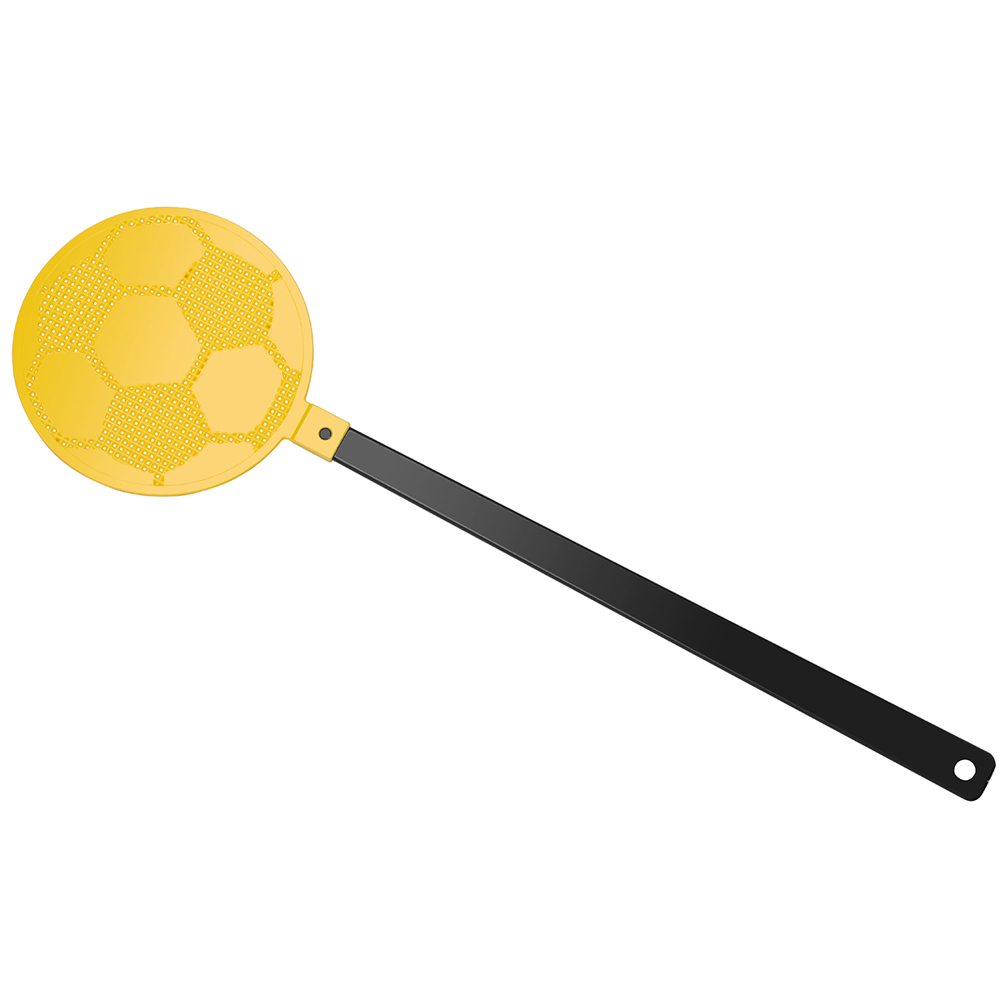Fly swatter "soccer" - black/yellow