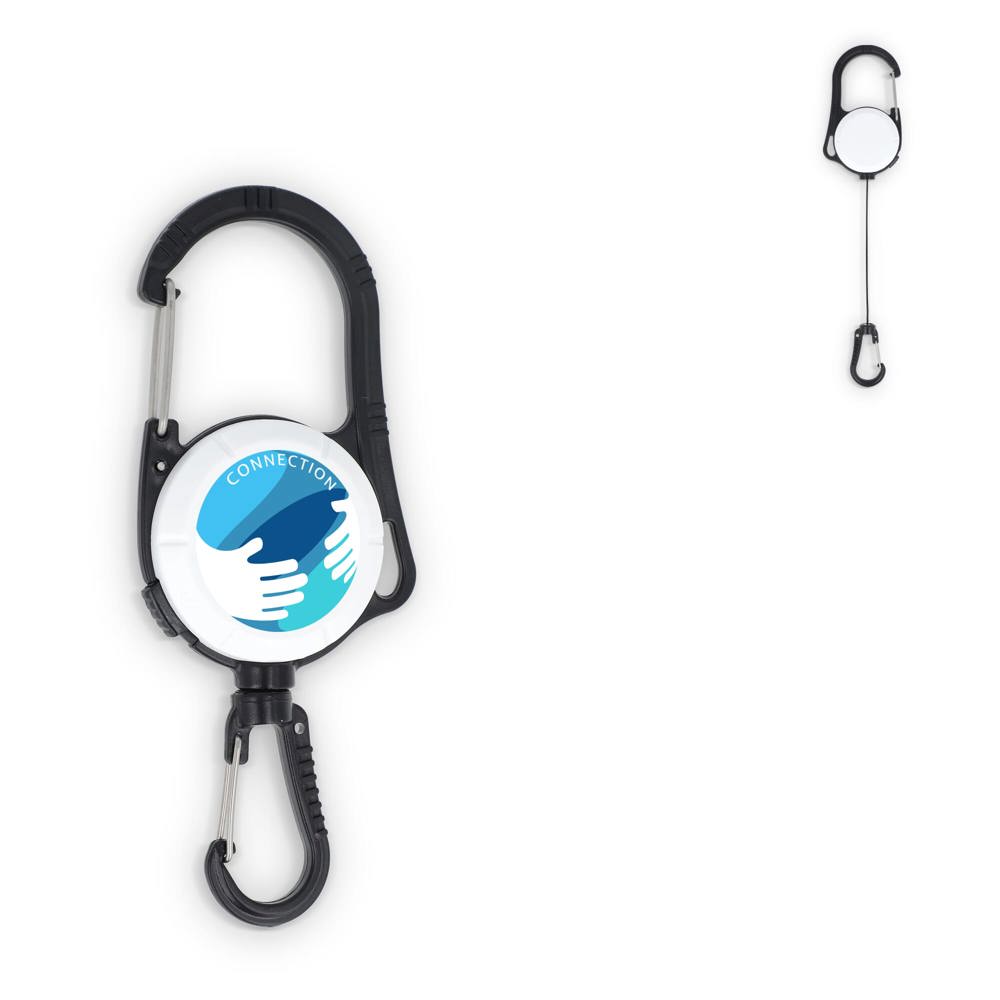 2-Way Carabiner Card Holder