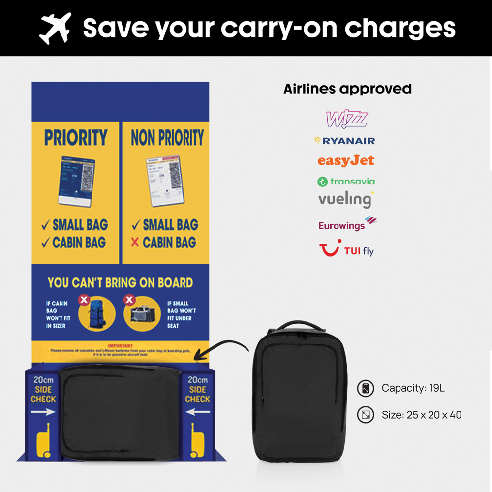 Ace Aware™ RPET Free On Board reistas