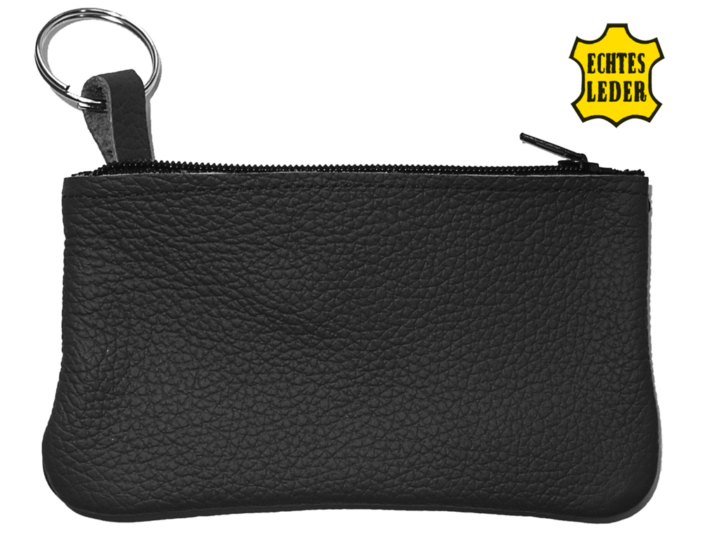 Leren sleuteletui LIBOA - Zwart