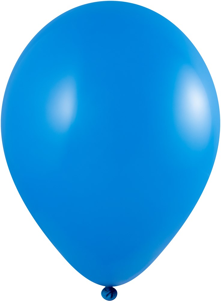Ballonnen bedrukt 85/95 cm - Ø 33 cm - 11 inch - Midden blauw (1150) Pastel (± PMS 3005)
