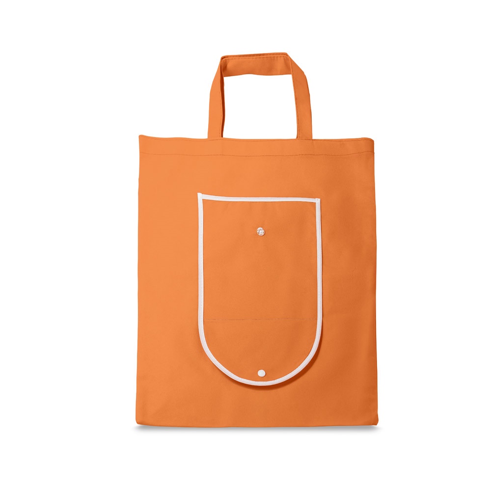 ARLON. Non-woven opvouwbare tas (80 g/m²) - Oranje