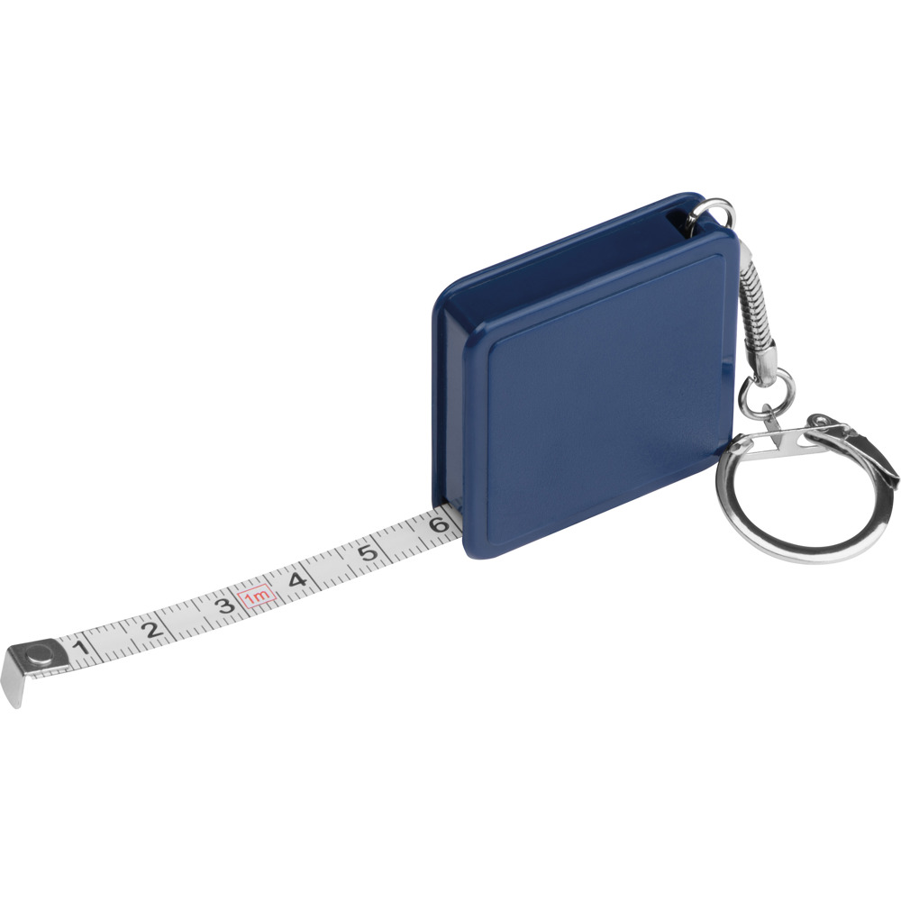1 meter steel measuring tape MARIE - blue