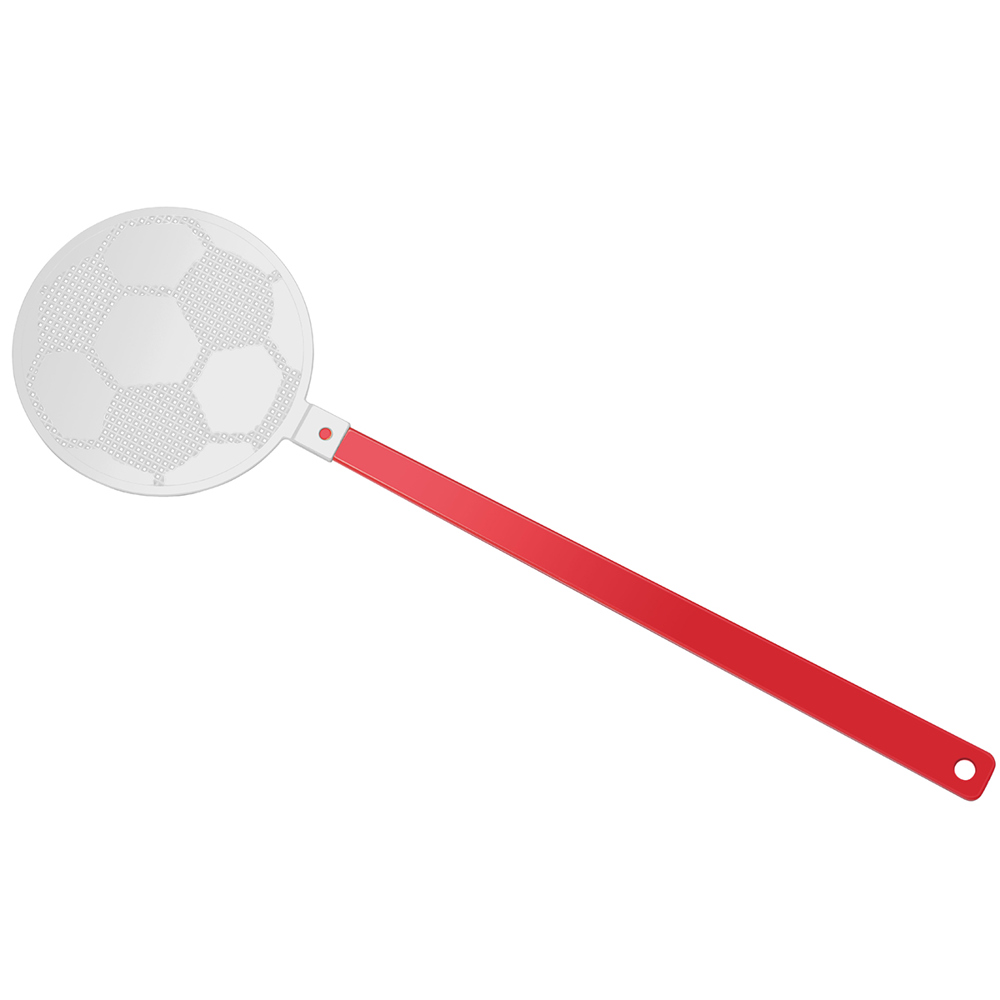 Fly swatter "soccer" - red/white