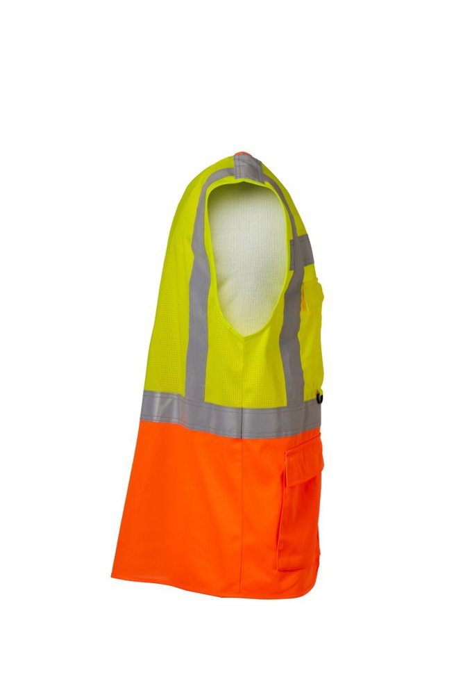 Extra Mesh fluorescent yellow / fluorescent orange 5XL
