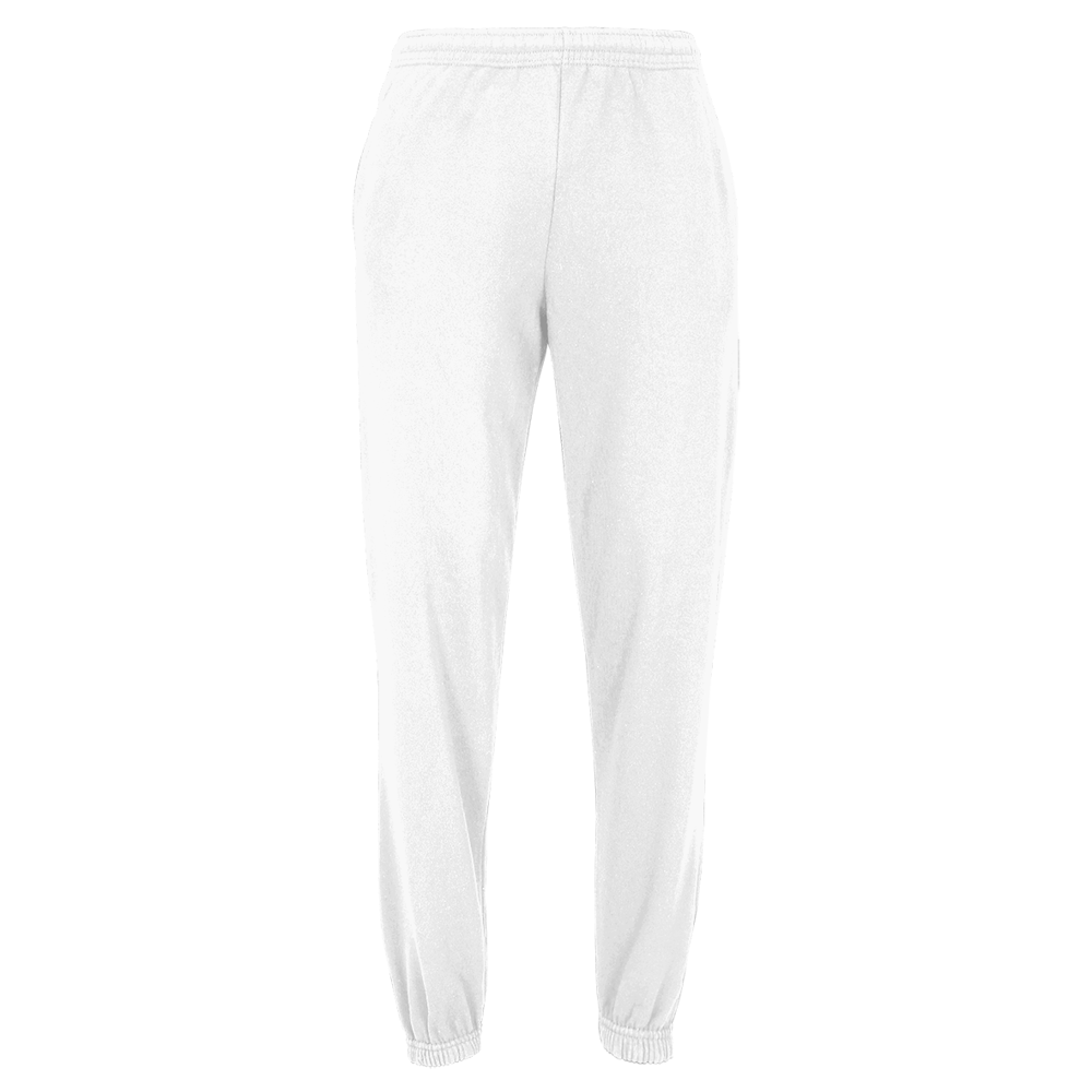 640260 - Klassieke joggingbroek met elastische manchetten - Wit