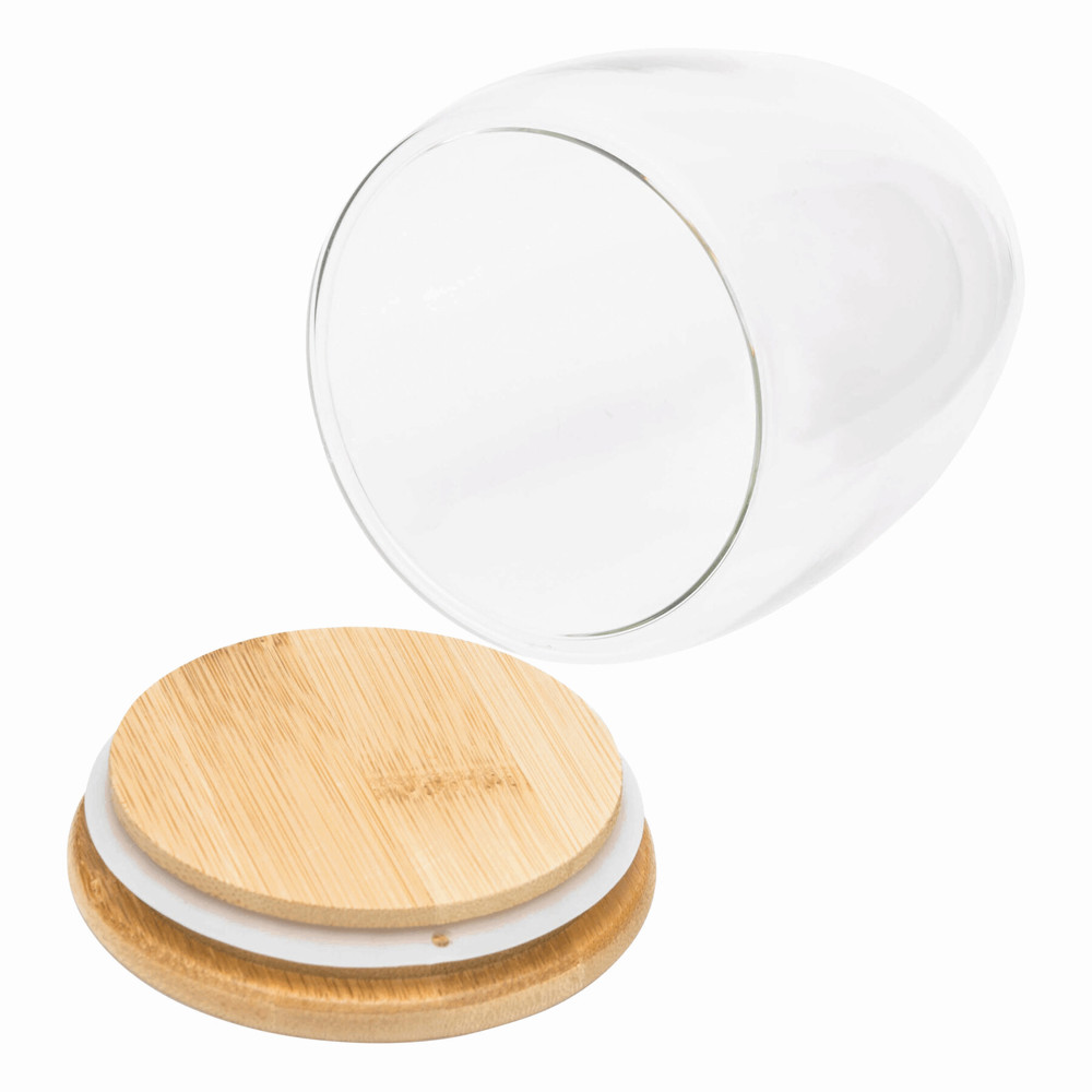 BAMBOO ART M - Dubbelwandig glas, inhoud ca. 350 ml.