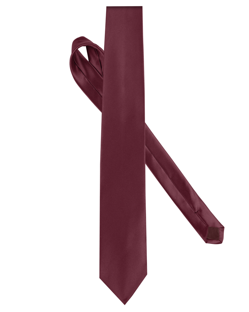 K860 - Satijnen stropdas - Wine