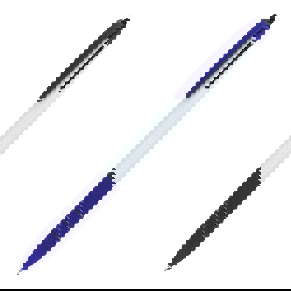 3-kleuren pen Berlijn - Wit / Donkerblauw