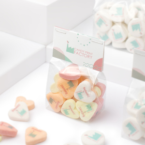 Bedrukt snoep in gepersonaliseerde verpakking