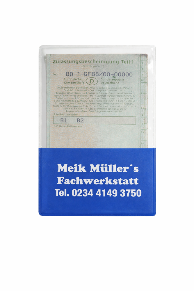 Hoes voor rijbewijs FERO - Blauw