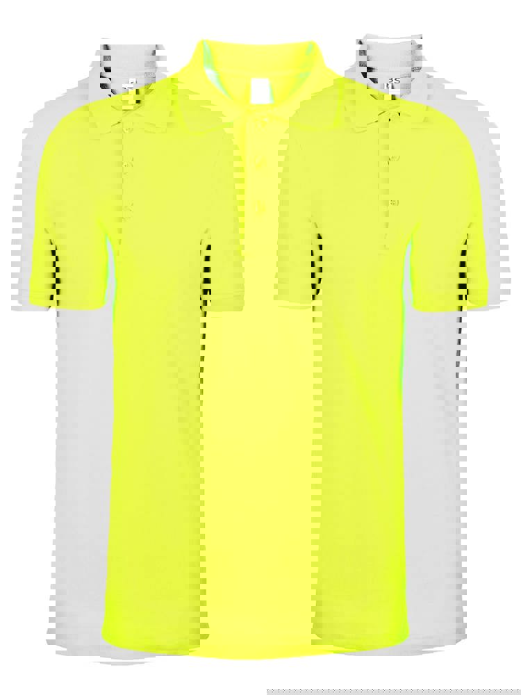 BS Evolution Polo, 180gr/m2, 100% katoen - Safety Yellow (13-0630 TN)
