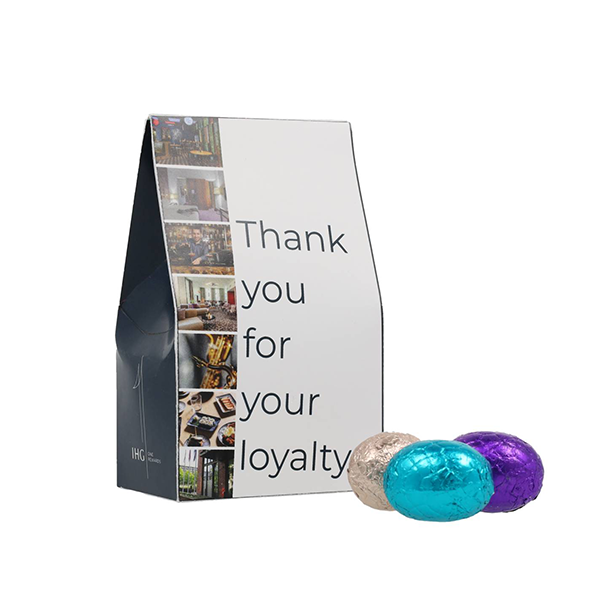 Blokbodem doosje met Paaseitjes