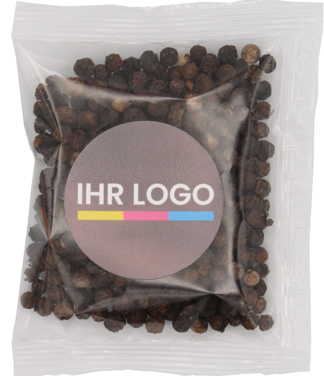 Black pepper whole with sticker