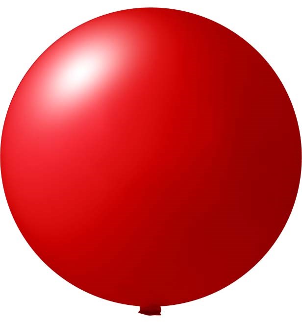 Giant balloons printed 350 cm Ø 120 cm - Red (4430) Pastel (± PMS 185)