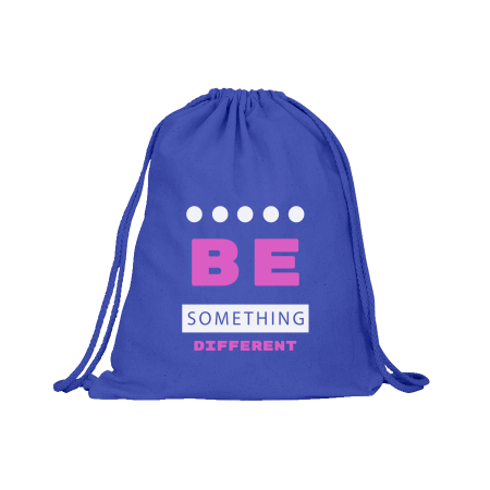 ADARE Katoenen rugzak gekleurd, 140 gr/m² - Donkerblauw