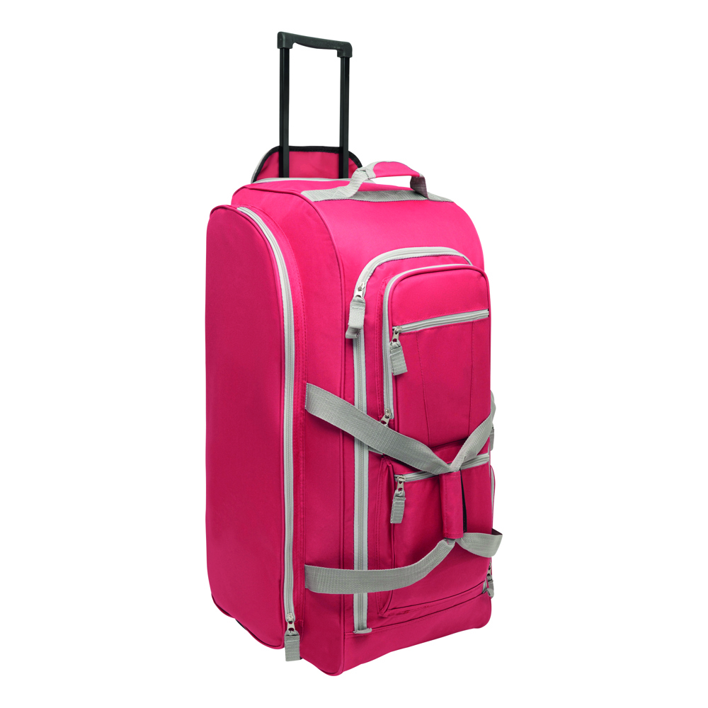 9P - Complete trolley-reistas - grijs, rood