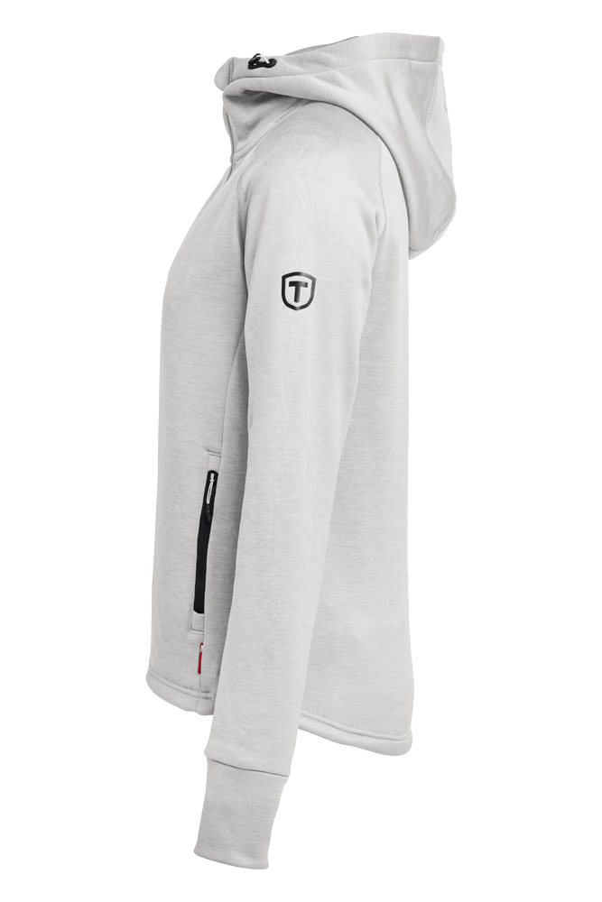 TXlite Hoodie Zip Women - Lichtgrijs