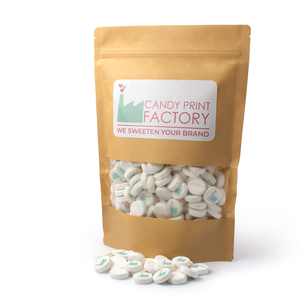 Bedrukte Pepermunt 23 mm (prijs per kilo)