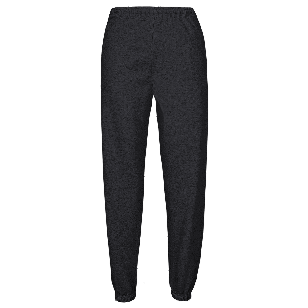 640260 - Klassieke joggingbroek met elastische manchetten - gemêleerd donkergrijs