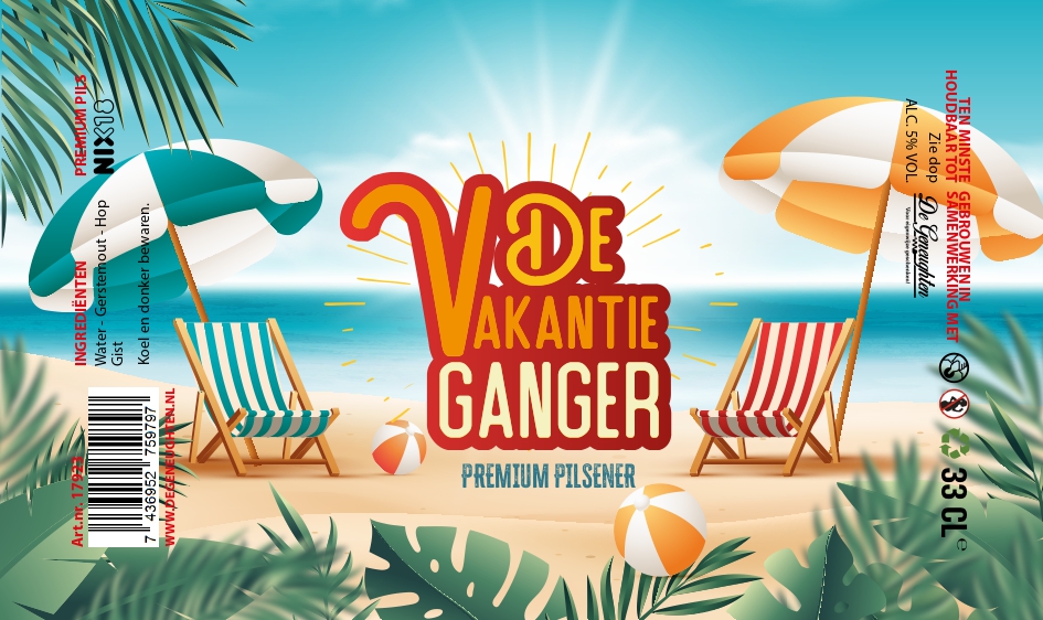 Bier De Vakantie Ganger Pils - 33cl