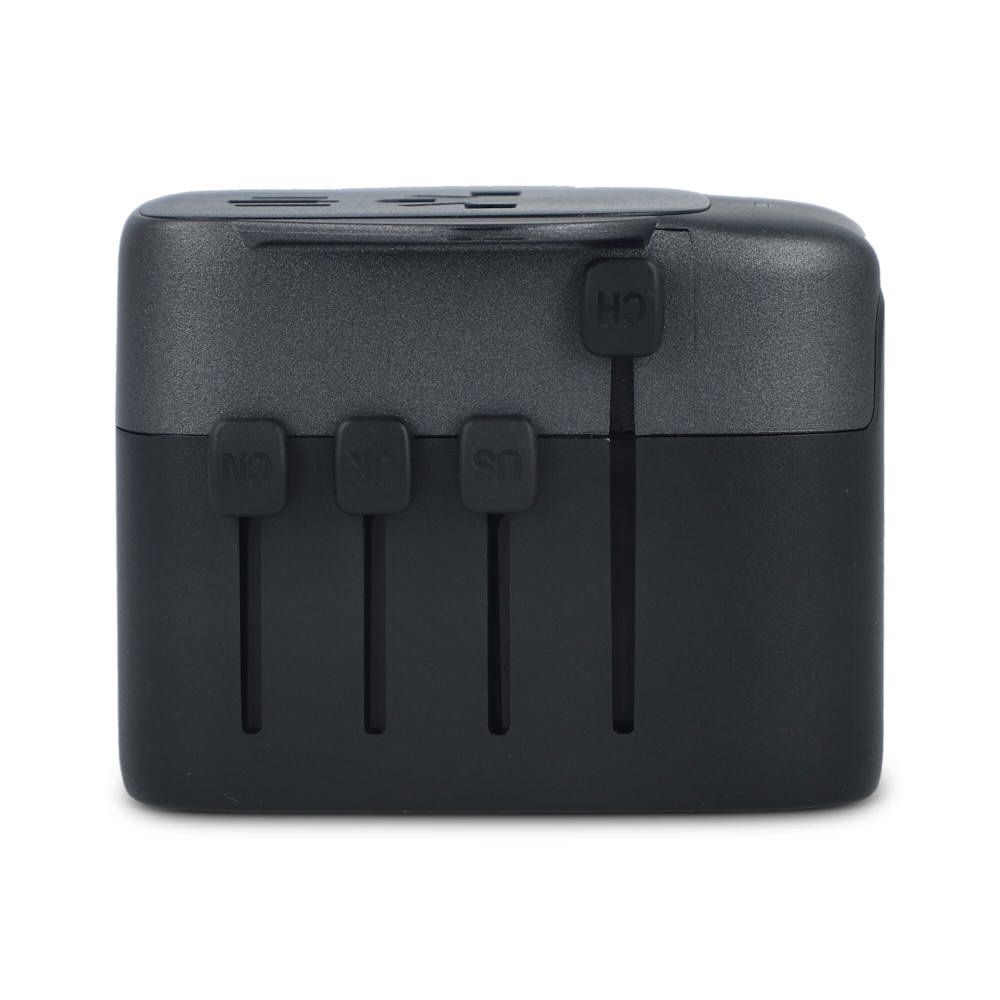  PowerPro Travel Adapter Made of Recycled Plastic
