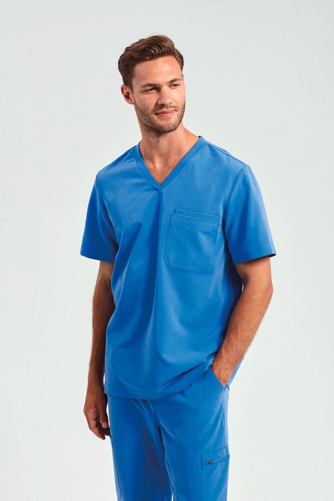 NN200 - Stretch tuniek met korte mouwen voor heren