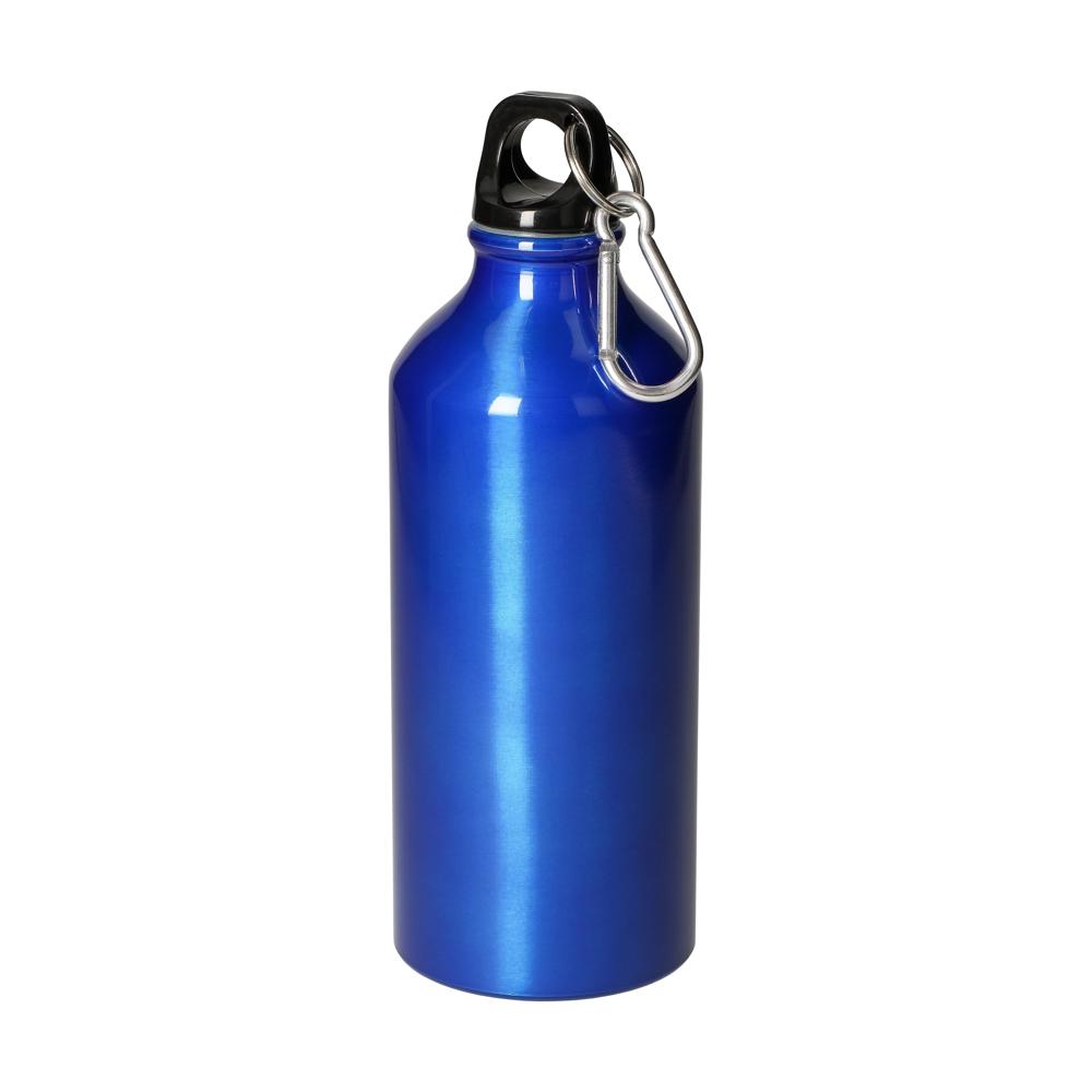 Aluminiumfles "Sporty" 0,6 l - Blauw