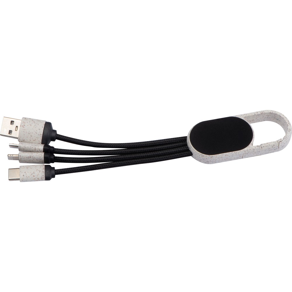 3 in 1 wheatstraw charging cable CARMEN
